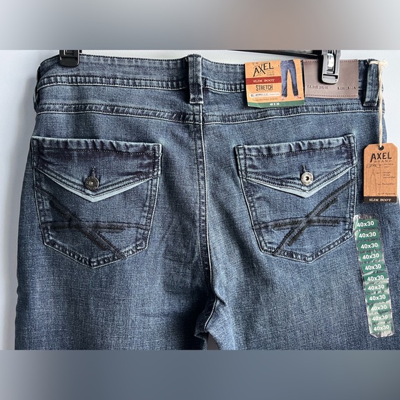 Axel Men's Slim Boot Cut Denim - Picture 5 of 8